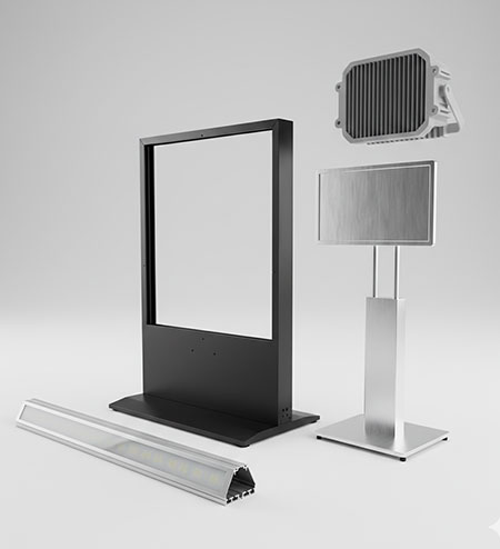 Custom Aluminum Profile Solutions: From Precision Display Frames to Advanced Heat Sinks
