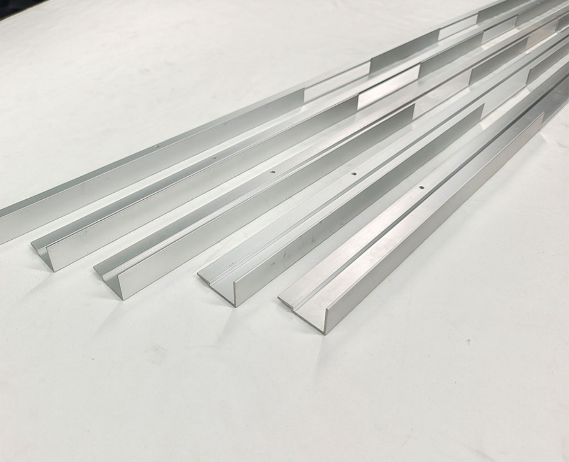 Custom CNC aluminum profiles prototype inspection